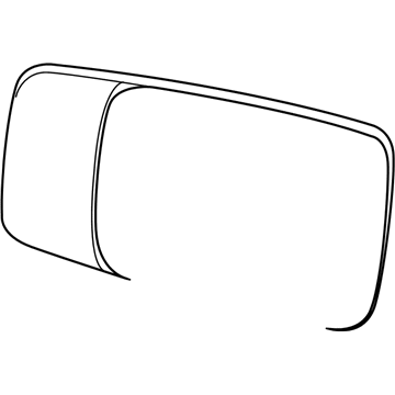 Ram 68460760AA Mirror Glass