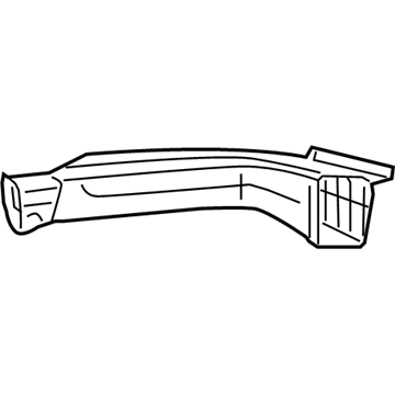 Mopar 5058471AB Defroster Duct, Upper Passenger Side