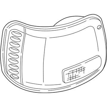 Mopar 4882685 Tail Lamp Assembly, Rear Driver Side