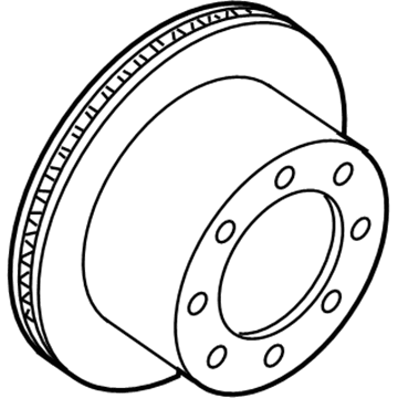 Mopar 68414884AB Rotor, Rear