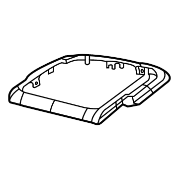 Mopar 7FA49DX9AA Trim Bezel, Black, Center