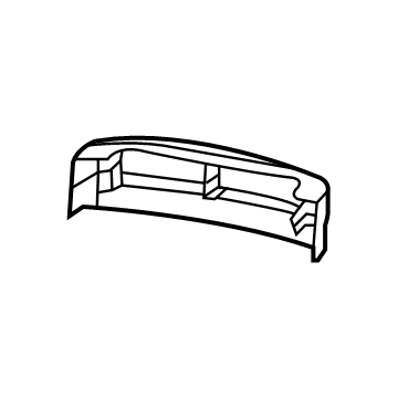 Mopar 7FA48DX9AA Lower Cap, Black