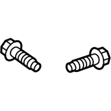 Mopar 6511455AA Upper Hinge Lower Bolt, Inner
