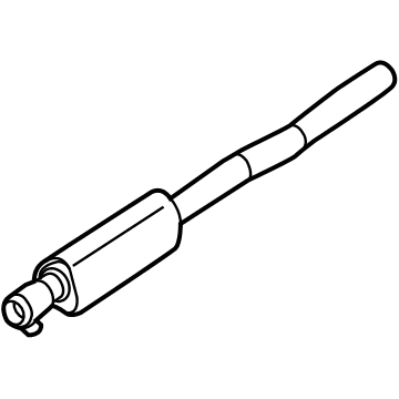 Jeep 68303206AA Resonator - Exhaust