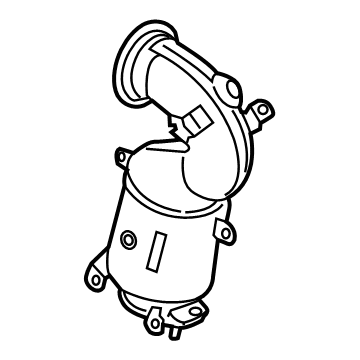 Jeep 68439720AA Converter - Catalytic
