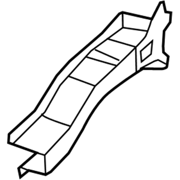 Mopar 5067774AD Upper Rail, Front Outer Passenger Side
