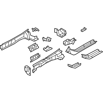 Mopar 5067882AL Rail Assembly, Front Passenger Side