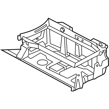Chrysler 5065355AK Battery Tray