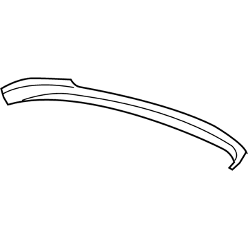 Mopar 55077971AA Air Deflector, Front