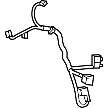 Mopar 68313471AA Wire Harness, Rear