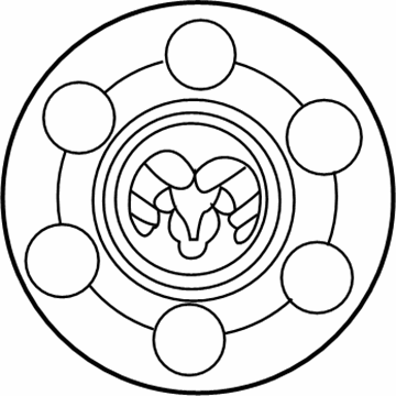 2002 Dodge Ram Van Wheel Cover - 5DK60PX9
