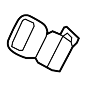 Dodge 6JW92DX9AA Buckle End
