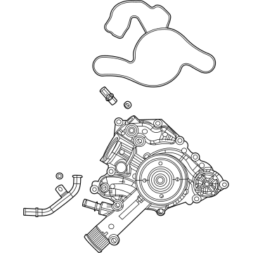 2022 Jeep Wagoneer Water Pump - 68261224AF