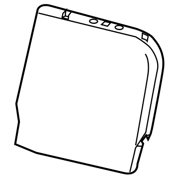 Mopar 68299887AC Seat Back Pad, Rear Driver Side