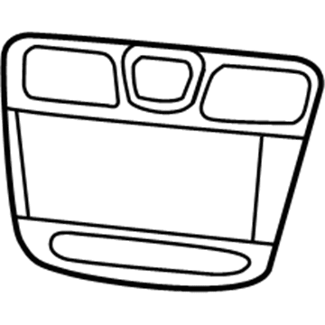 Mopar 1XX451X8AB Center Bezel