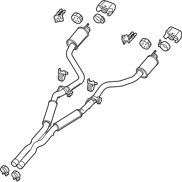 2022 Dodge Challenger Muffler - 68516699AA