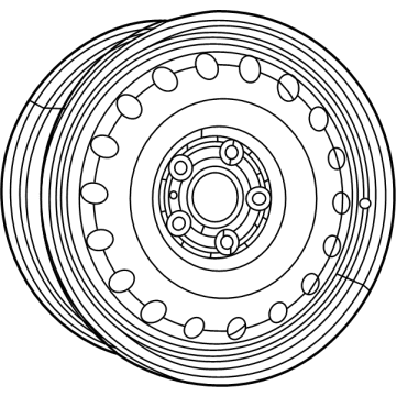 Jeep 4755313AA Wheel, Spare