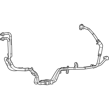 Jeep Transmission Oil Cooler Hose - 68379708AF