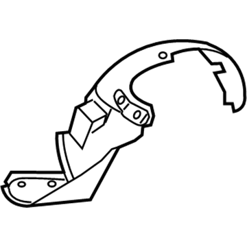 Mopar 5097999AA Fender Liner, Rear Passenger Side