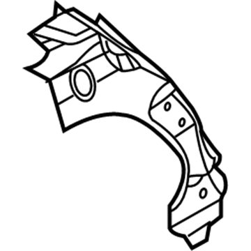 Mopar 4894728AD Pillar Reinforcement, Upper Passenger Side