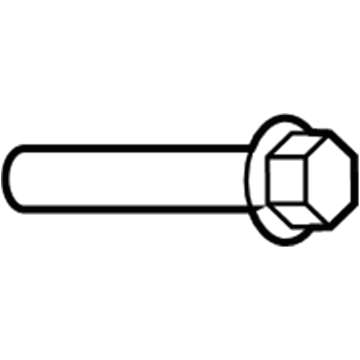 Jeep 6104025AA Mount Bracket Bolt
