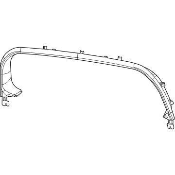 Jeep 6ML39WT3AC Upper Trim