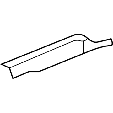 Mopar RC33TL2AE Rear Sill Plate, Green/Taupe, Driver Side
