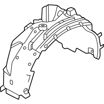 Mopar 68617703AA Fender Liner