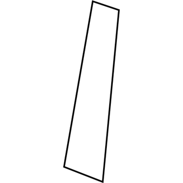 Mopar 5020664AD Applique, Front Passenger Side