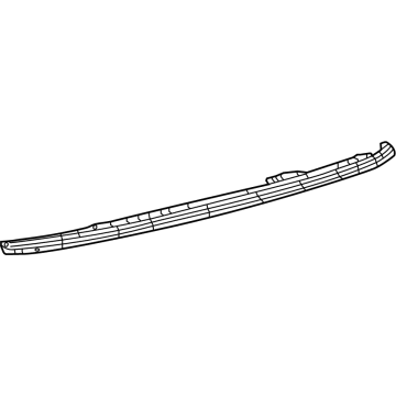 Mopar 68544004AA Molding, Black, Rear Upper