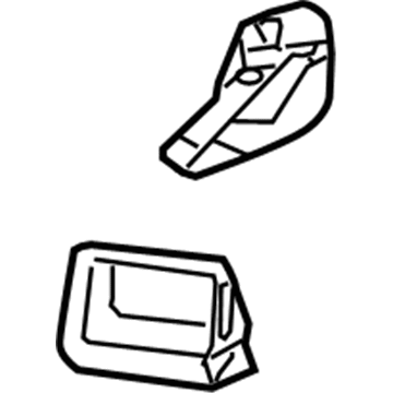 Mopar 5058145AA Side Duct, Driver Side