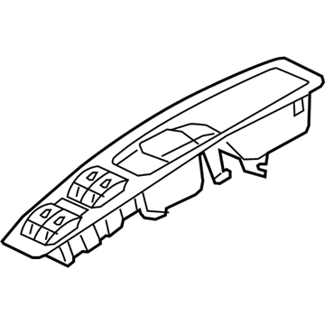 Mopar 5XY78LXHAA Window Switch, Front Driver Side