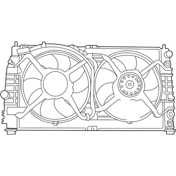 Dodge Intrepid Fan Shroud - 5066160AA