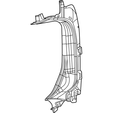 Jeep 7CA80SD4AC Quarter Pillar Trim