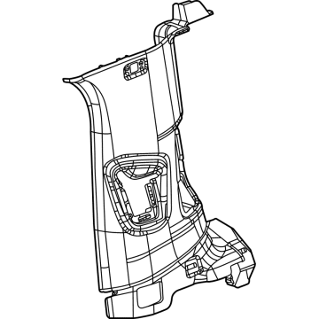 Jeep 6LF46SD4AA Lock Pillar Trim