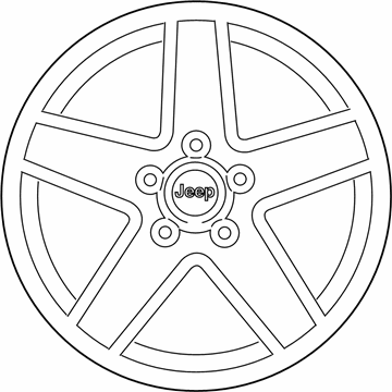 Jeep Compass Spare Wheel - 1CT67PAKAB