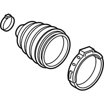 Jeep 68275021AA Boot Kit - Half Shaft