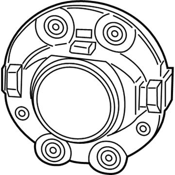 Mopar 68104821AF Fog Lamp Assembly, Front Driver Side