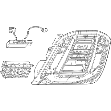 Jeep Grand Cherokee L Dome Light - 6PQ761X7AJ