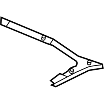 Mopar 55155500AG Bumper Cover Retainer, Passenger Side