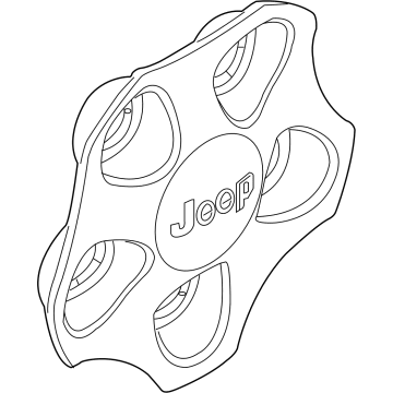 Jeep Wheel Cover - 5XA70MXFAA