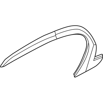 Mopar 4215953 Rear Fender, Front
