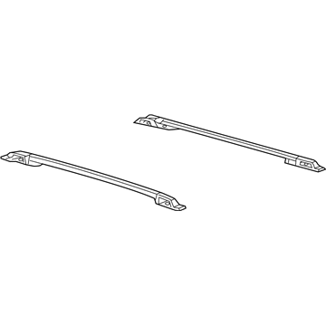 Mopar 55157421AC Roof Rail, Driver Side