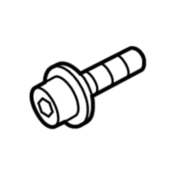 Mopar 6106258AA Lower Hinge Screw, Front