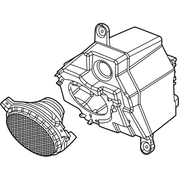 Mopar 68283475AC Instrument Panel Speaker, Front Lower Driver Side
