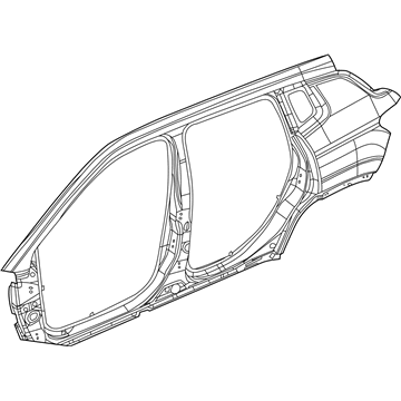 Mopar 68243522AD Uniside, Outer Passenger Side