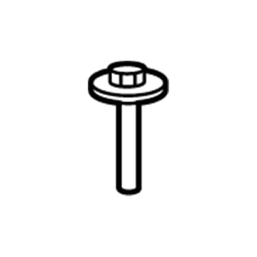 Mopar 6511791AA Headlamp Assembly Screw, Upper