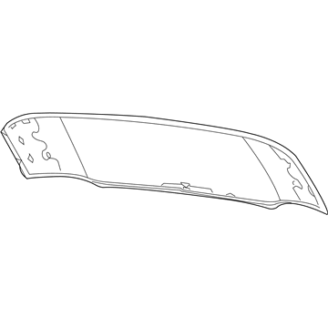 Mopar 68227743AD Lift Gate Glass, Rear