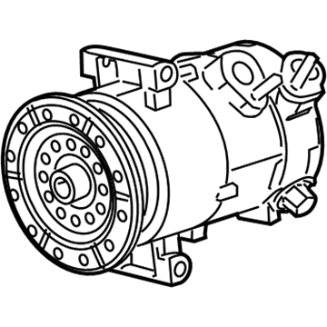 Jeep Compass A/C Compressor - 5058228AI