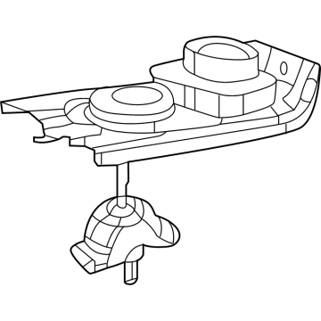 Mopar 52124604AC Spare Carrier, Rear